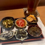 鮮魚と鰻 清流満月 野毛 - このひのお通し