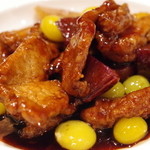 中国料理 仙ノ孫 - 柔らか豚ヒレ肉の黒酢炒め
