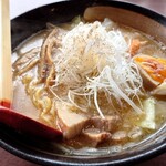 Okura Yama Myunhen Ohashi Ten - 生姜ねぎ味噌ラーメン(とりガラ)