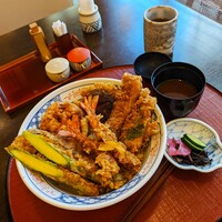 天ぷらふく西 禅と匠 - 特製天丼