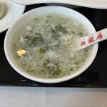 双龍居ホテル - 定食のスープ