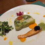 タタミゼ - 野菜のテリーヌ　サーモン
