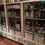 Saku - 日本酒!!冷蔵庫の中にいっぱい。