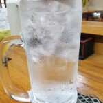 お好み焼満月 - 男前芋焼酎のソーダわり1000ml