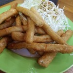 お好み焼満月 - ゴボウの唐揚げ