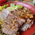 ロジカフェ - 大盃ステーキ丼