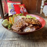 ロジカフェ - 大盃ステーキ丼