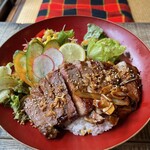 ロジカフェ - 大盃ステーキ丼 1980円+税（税込2178円）R6.7時点