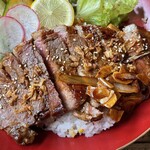 ロジカフェ - 大盃ステーキ丼