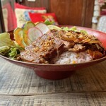 ロジカフェ - 大盃ステーキ丼