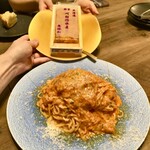 創作料理Ryota  - ・市場で仕入れる特選生雲丹のトマトクリームスパゲティーニ（¥6,800）