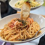 POP ART GALLERY & CAFE - 海老とツナのトマトソース（ランチドリンクセット）