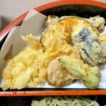 こはら - 笹切うどんの天ぷら