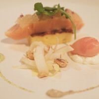 ラ・プロヴァンス - ランチコース 3200円 のタスマニアサーモンのミキュイ