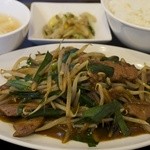 中華料理 チャイナ亭 - ニラレバ炒め