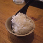 魚骨ラーメン 鈴木さん - 〆めし￥３０（14-04）