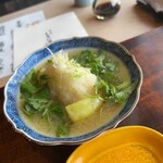 喰い切り しらに田 - 丸茄子　みぞれ煮
