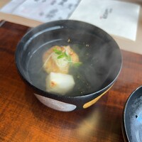 喰い切り しらに田 - 鶏のつみれ　餅