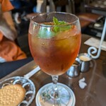 紅茶の館 源 - アイスティーはグラス入り