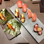 寿司しゃぶしゃぶ ゆず庵 - お寿司たち