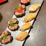 寿司しゃぶしゃぶ ゆず庵 - お寿司たち