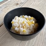 手打ちうどん ヤマエ - とうもろこしご飯