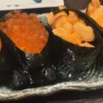 なりかつ - いくらとウニ軍艦