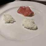 nacol - ジャンポンオーベルニュ２４ヶ月熟成　＋　武川４８米（お寿司風に）