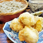 蕎麦 つづら - はも天せいろ