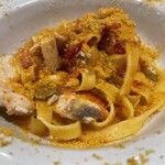 nacol - パスタ（選択）海老のビスクスープ、ペコリーノロマーナ