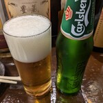 粉ひで - 2杯目はカールスバーグ