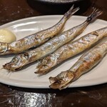 粉ひで - つまみにシシャモを