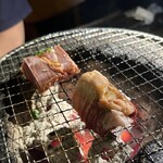 炭火焼肉 焼きしゃぶ にく式 - 和牛ハラミあつ