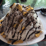 雪花の郷 - コーンフレークにチョコソース。500円。