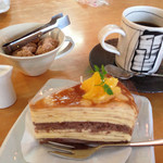 SECOND HOUSE CAKE WORKS - ケーキセット750円