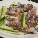 炭火焼肉・韓国料理 KollaBo - サンナッチ　（活けダコの踊り食い）　