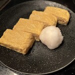 259343313 - 蕎麦屋の玉子焼1100円、蕎麦つゆが滲みててうんまい。