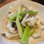 博多海鮮 雅 - アスパラガスといかのバター炒め