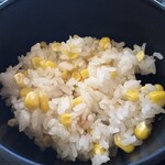 手打ちうどん ヤマエ - トウモロコシご飯