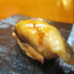 日本橋橘町　都寿司 - 穴子（またまたボケ気味）