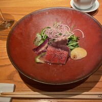 NOBU TOKYO - キンメちゃんも美味しいけど、ドレッシングがほんと美味しかった