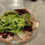 grill&Italian Falo' - 選牛ローストビーフのカルパッチョ～季節のソース～