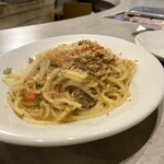 grill&Italian Falo' 会津若松店 - 真鰯と完熟トマトのアーリオオーリオ アンチョビパン粉