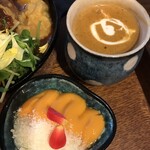 タケウチ - 温玉チーズのせと海カレー