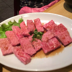 職人焼肉 岸 - 上ロース、上カルビ