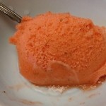 鮨　しらはた - 自家製イチゴのシャーベット