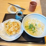 ウエスト - 料理写真:かき揚げ冷やしぶっかけうどん