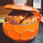 肉食家さんのハンバーグ にくきゅうグリル - 