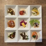 クルーズカフェ - ９種の前菜盛り合わせ❤️
                                ちょこちょこ食べれるの良い♪✨