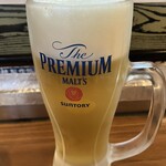 わらいそば - プレモル生